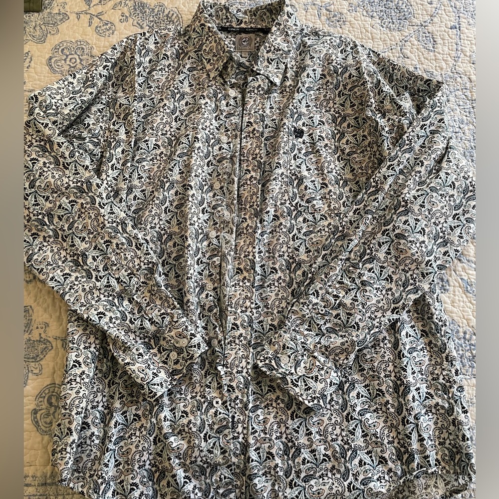 Cinch men’s button up shirt